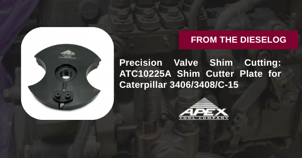 Precision Valve Shim Cutting: ATC10225A Shim Cutter Plate for Caterpillar 3406/3408/C-15